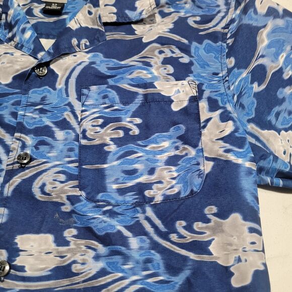 G By Guess Jeans Brand Hawaiian Camp Tropical Shirt NWOT Small - Picture 8 of 8